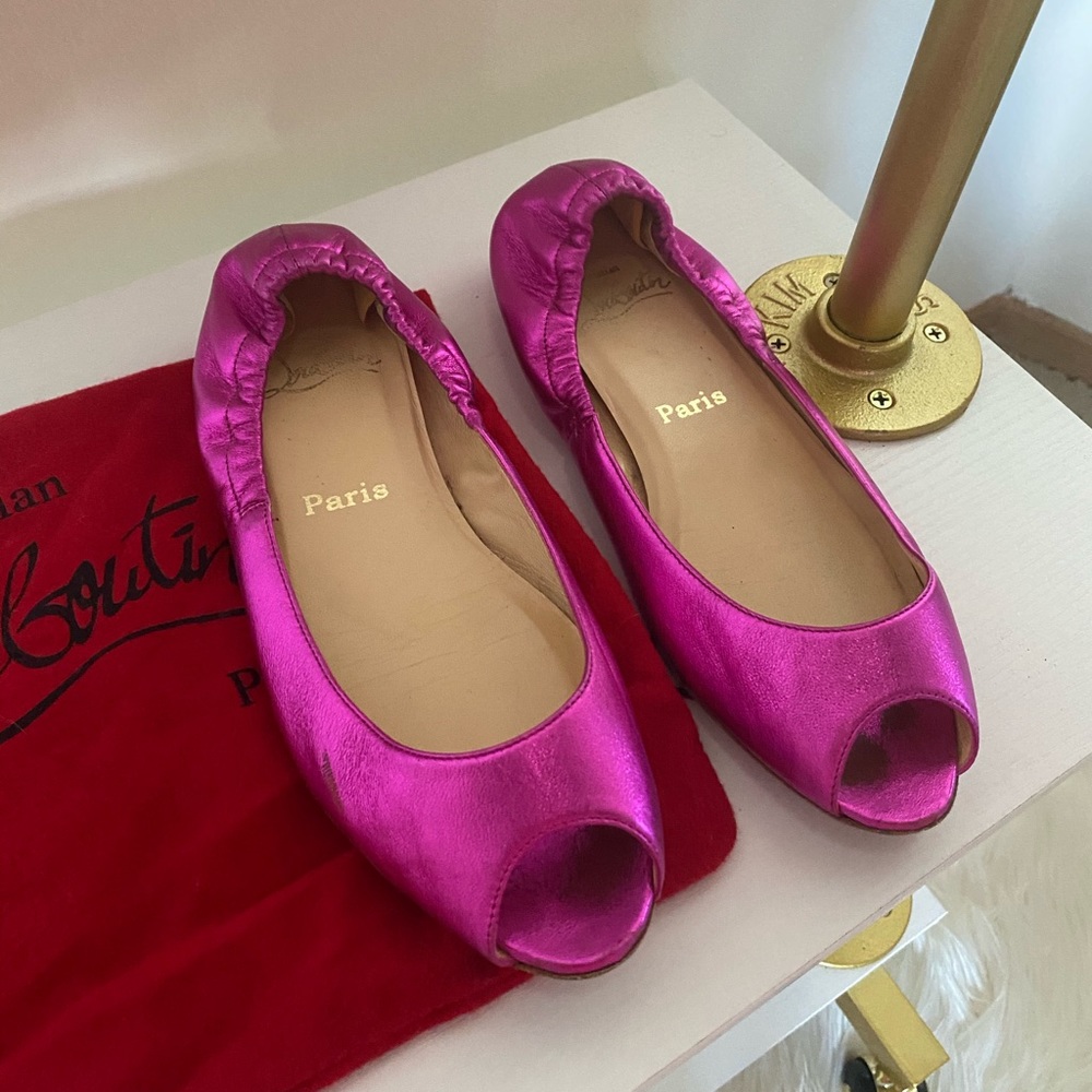 Christian Louboutin Pink flats 36.5